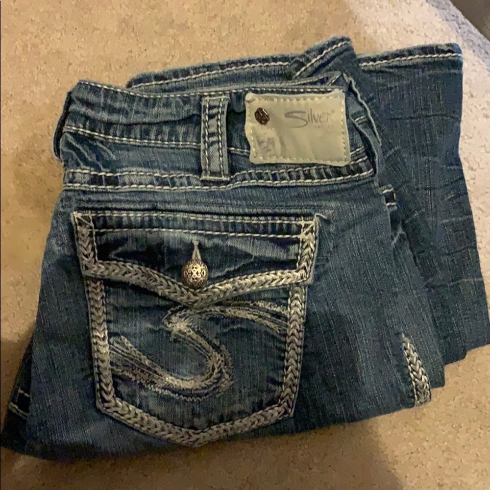 Silver jeans